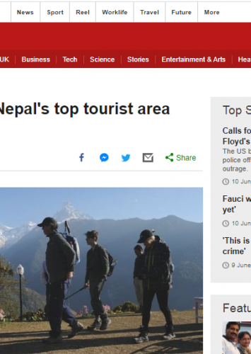 Road threat to Nepal’s top tourist area